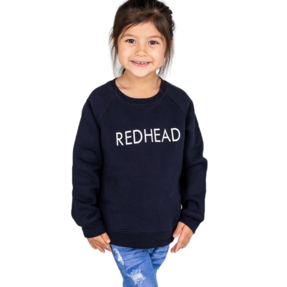Brunette the Label REDHEAD sweatshirt NWT size 4/5